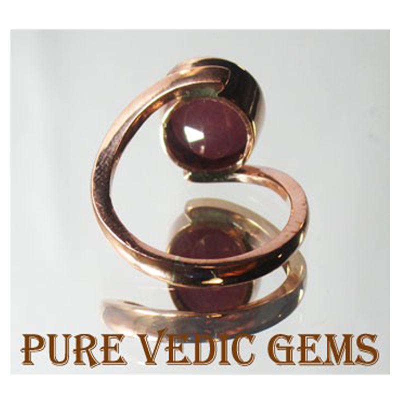 Lab-Created Ruby Gemstone Copper Wire Wrap Handmade Dainty Ring For Women |  eBay