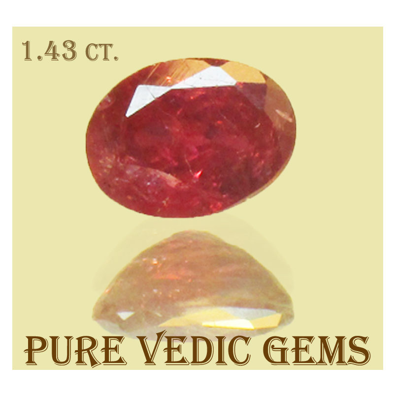 1.43 ct Astrological Ruby Gemstone Online at Price 6700 ...