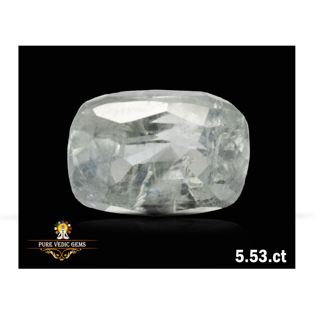 Get List of White Sapphire (Safed Pukhraj) Gemstone Online at Best