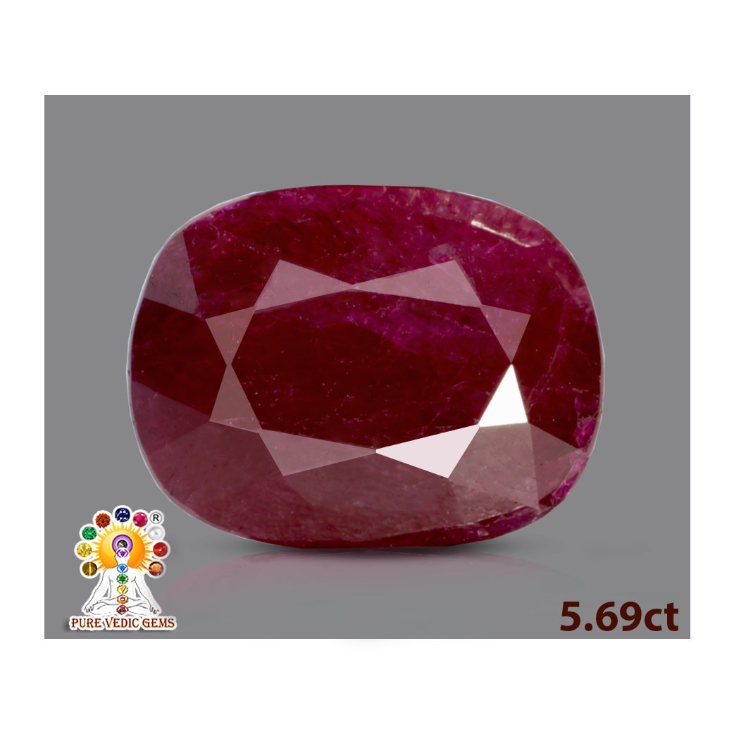 African Ruby 5.69ct.@20856 per. ct. (Luxury)