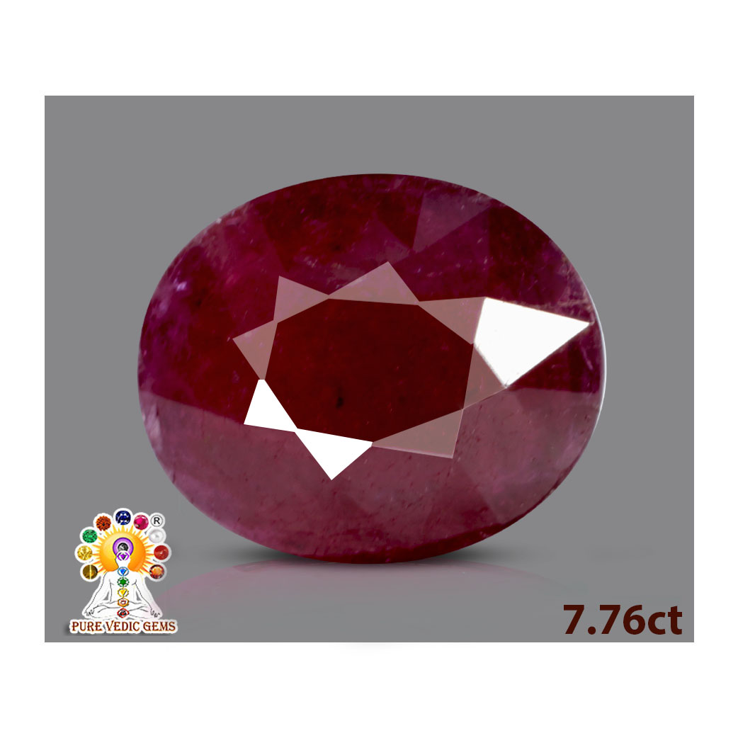 African Ruby 7.76ct.@12877per. ct. (Super Premium)